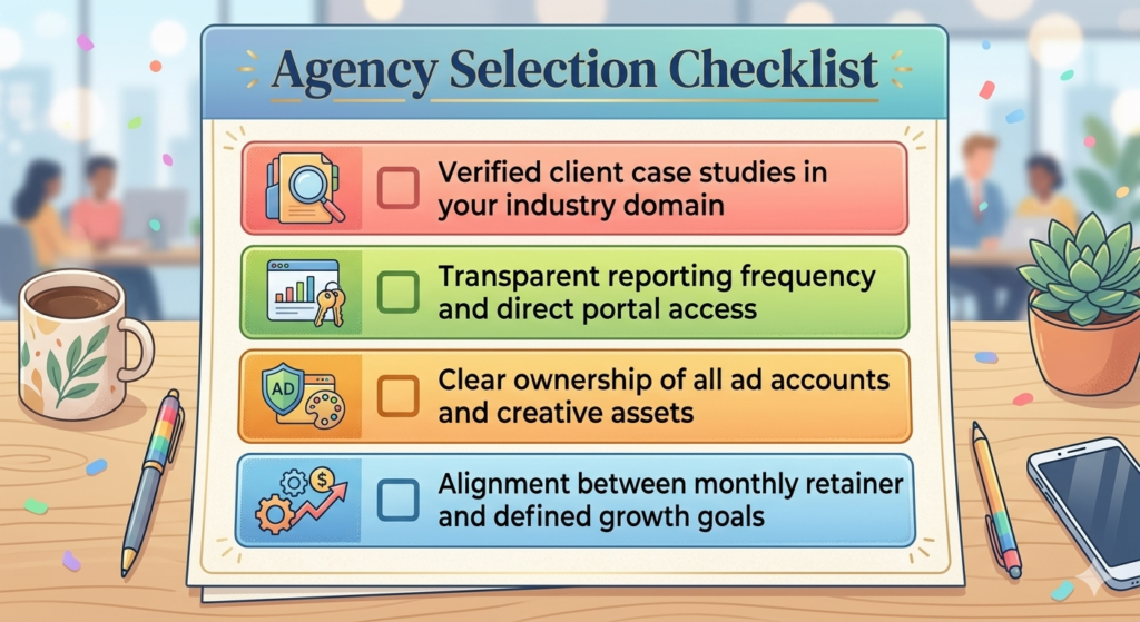 Agency Selection checklist