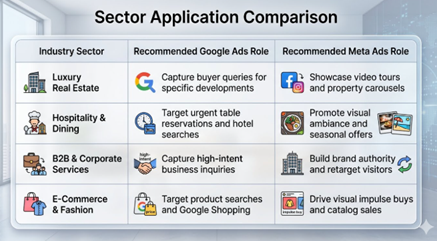 Sector Application Comparison